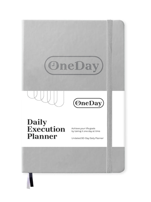 Daily Execution Planner - Goal Getter Gray