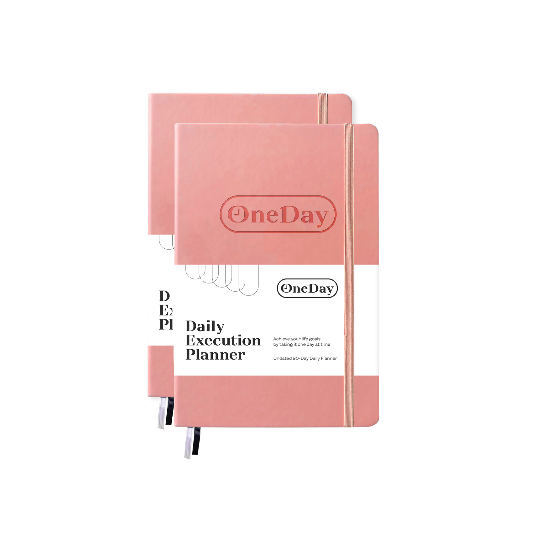 Daily Execution Planner - Pink 2 Pack